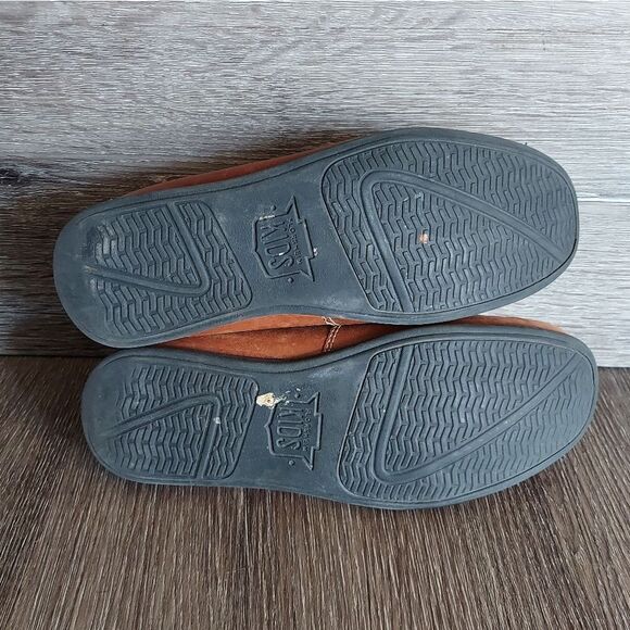 Boys Florsheim “Jasper Jr.” Moc Toe Venetian Loafer, Size 4 - Picture 8 of 9